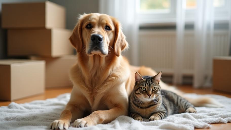 Umzug mit Hund und Katze – Haustiere entspannt zwischen Umzugskartons